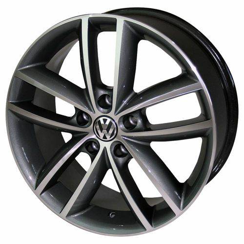 Jogo C/4 Rodas Aro 17X7,0 Krmai R22 5X100 Offset 42 Gd (Graphite Diamond) Golf Confortlin