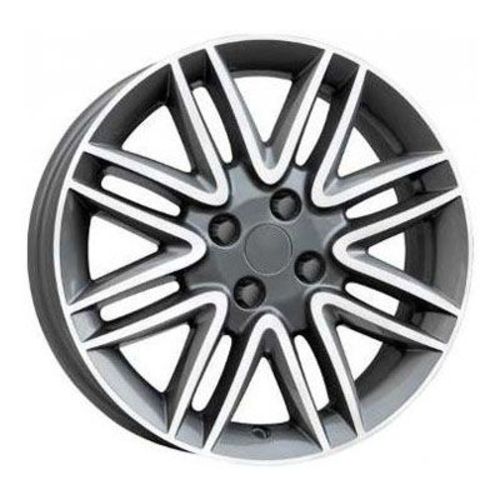 Jogo C/4 Rodas Aro 17x7,0 Krmai R14 4x98 Offset 42 Gd (graphite Diamond) Punto Sporting