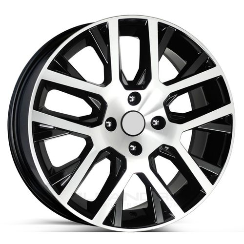 Jogo C/4 Rodas Aro 17X7,0 Krmai R45 4X100 Offset 40 Bd (Black Diamond) Saveiro Cross