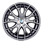 Jogo C/4 Rodas Aro 17x7,0 Krmai R54 4x108 Offset 40 Gd (graphite Diamond) Bmw 335i Biturb