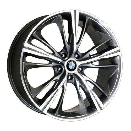 Jogo C/4 Rodas Aro 17x7,0 Krmai R55 5x120 Offset 40 Gd (graphite Diamond) Bmw 4 Series