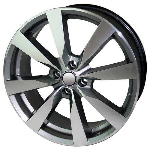 Jogo C/4 Rodas Aro 17X7,0 Krmai R36 4X100 Offset 40 Gd (Graphite Diamond) Gol G6