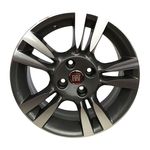 Jogo C/4 Rodas Aro 17x7,0 Krmai R61 4x98 Offset 38 Gd (graphite Diamond) Punto T-jet