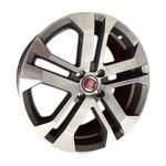 Jogo C/4 Rodas Aro 17x7,0 Krmai R73 4x98 Offset 37 Gd (graphite Diamond) Fiat Toro