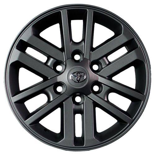 Jogo C/4 Rodas Aro 17X7,0 Krmai R37 6X139 Offset 23 Gf (Graphite Fosco) Hilux 2012