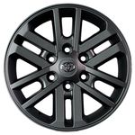 Jogo C/4 Rodas Aro 17X7,0 Krmai R37 6X139 Offset 23 Gf (Graphite Fosco) Hilux 2012