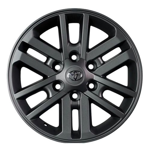 Jogo C/4 Rodas Aro 17X7,0 Krmai R37 6X139 Offset 23 Gf (Graphite Fosco) Hilux 2012