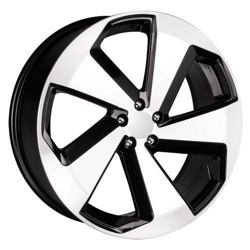 Jogo C/4 Rodas Aro 17X7,0 Krmai R71 5X100 Offset 38 Bd (Black Diamond) Golf Gti Alema