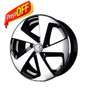 Jogo C/4 Rodas Aro 17X7,0 Krmai R71 5X100 Offset 38 Bd (Black Diamond) Golf Gti Alema