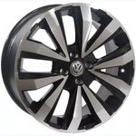 Jogo C/4 Rodas Aro 17X7,0 Krmai R86 4X100 Offset 40 Bd (Black Diamond) Amarok Passeio