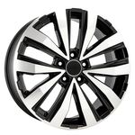 Jogo C/4 Rodas Aro 17X7,0 Krmai R86 5X112 Offset 40 Bd (Black Diamond) Amarok Passeio