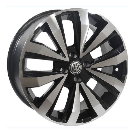 Jogo C/4 Rodas Aro 17X7,0 Krmai R86 5X112 Offset 40 Bd (Black Diamond) Amarok Passeio