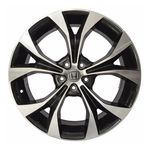 Jogo C/4 Rodas Aro 17x7,0 Krmai R29 4x100 Offset 40 Bd (black Diamond) New Civic