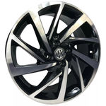 Jogo com 4 Rodas Aro 14X6,0 Krmai R93 4X100 Offset 30 Bd (Black Diamond) Novo Polo