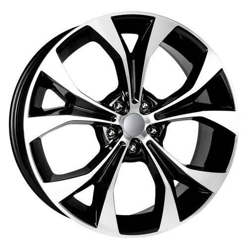 Jogo C/4 Rodas Aro 17X7,0 Krmai R29 5X114,3 Offset 40 Bd (Black Diamond) New Civic