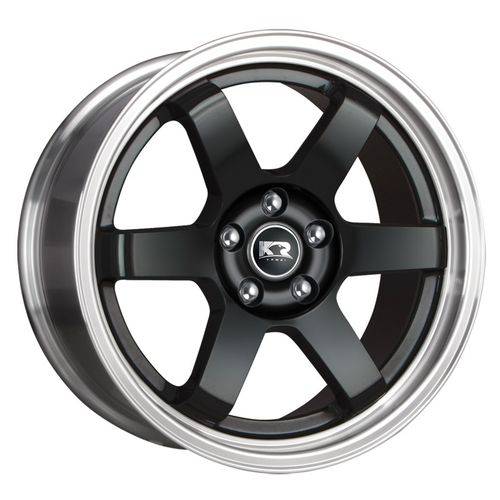 Jogo C/4 Rodas Aro 17X8,0 Krmai K57 5X100 Offset 32 Bd (Black Diamond)