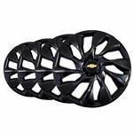 Jogo Calota Aro 15 Esportiva Ds4 Black Chevrolet Spin Onix