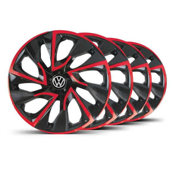 Jogo Calota DS4 Aro 14 Red Cup VW New Beetle - Elitte