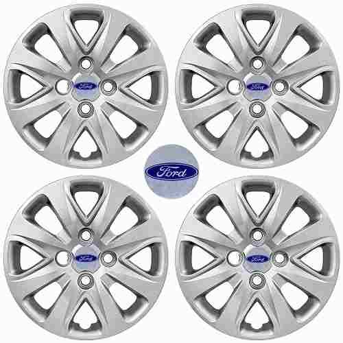 Jogo Calotas Grid Aro 14" Ford Ka / Ka+ 15/16 C/ Emblema