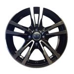 Jogo com 4 Rodas Aro 14X6,0 Krmai K64 4X108 Offset 30 Bd (Black Diamond)