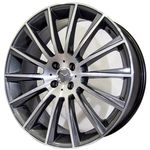 Jogo com 4 Rodas Aro 14X6,0 Krmai R66 4X100 Offset 30 Gd (Graphite Diamond) Mercedes C63 Am