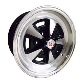 Jogo com 4 Rodas Aro 15X8,0 Krmai M8 5X114 Offset 25 Bd (Black Diamond) Opala Ss