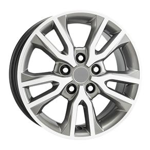 Jogo com 4 Rodas Aro 16X6,0 Krmai R98 5X114 Offset 43 Gde (Graphite Diamond Escuro) Creta