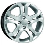 Jogo com 4 Rodas Aro 13X5,5 Krmai R4 4X100 Offset 45 Ss (Silver Star) Prata Vectra Eleg