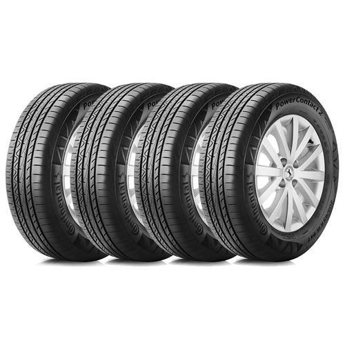 Jogo de 4 Pneus 195/55R16 87H ContiPowerContact 2 Continental - Continental Pneus