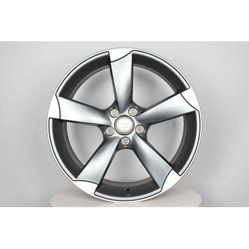 Jogo de 4 Rodas Acacia Audi Tt Rs / Aro 19 / 5x112 Et 43 / Grafite Fosca Diamantada