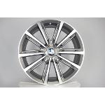 Jogo de 4 Rodas Hd / Raw Bmw 535i / Aro 18 / 5x120 Et 38/44 / Grafite Fosca Diamantada