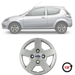 Jogo de Calotas Ford Ka 2008 2009 2010 2011 2012 2013 Com Emblema Aro 13 GRID