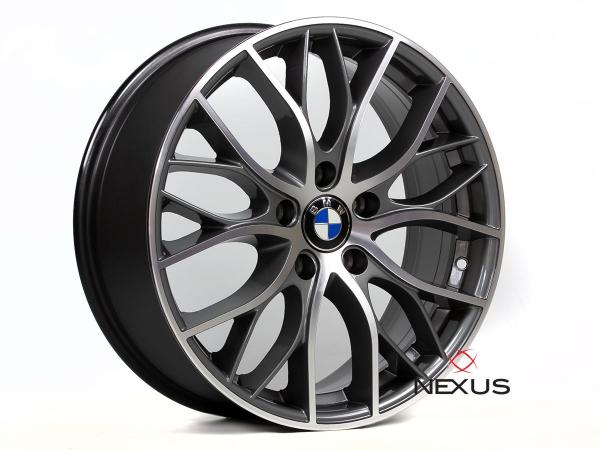 Jogo de Roda Aro 17 BMW 335 BITURBO GRAFITE DIAMANTADA 5X108 - Krmai