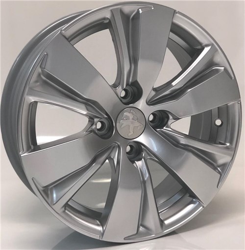 Jogo de Roda Aro 16 PEUGEOT 2018 HIPER GLOSS 4X108