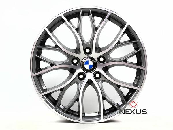 Jogo de Roda Aro 18 BMW 335 BITURBO GRAFITE DIAMANTADA 5X105 - Krmai