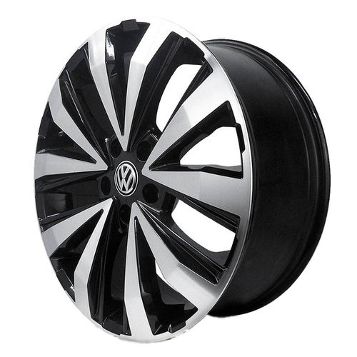 Jogo de Rodas Amarok Extreme Aro 17 X 7,0 5x100 ET38 R86 Volkswagen Preto Diamantado