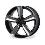 Jogo de Rodas Aro 20" 5x112 - Audi MC/A14 PRETA MILLING