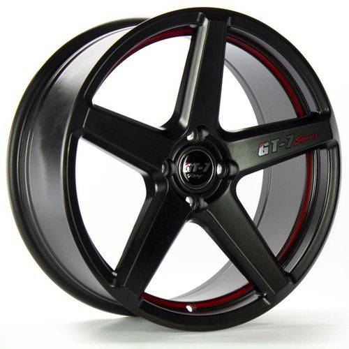 Jogo de Rodas Aro 20" 5x113 C-SPEC 2 - Preta Red Line - GT-7