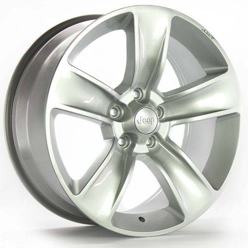 Jogo de Rodas Aro 20" 5x127 Jeep Grand Cherokee SRT8 - PRATA - GT-7