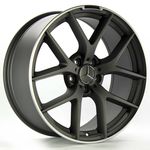 Jogo de Rodas Aro 19" 5x112 Mercedes AMG 2016 - PSB/BD - GT-7