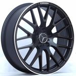 Jogo de Rodas Aro 18" 5x112 Mercedes AMG CLA 45 - PSB/BD - GT-7