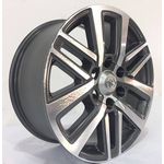 Jogo de Rodas Aro 18" 6x139,7 Toyota Hilux SRV 2017 - DG - GT-7