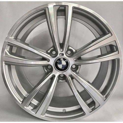 Jogo de Rodas Aro 18" 5x120 BMW 328i 2017 - Prata - GT-7