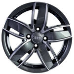 Jogo De Rodas Audi A3 Sportback Aro 15 X 6,0 4x100 Et36 K46 Grafite Diamantado