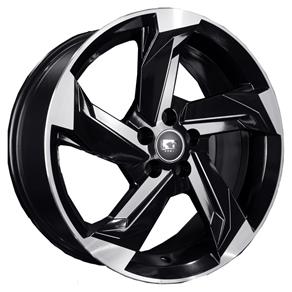 Jogo de Rodas Audi Prologue Aro 15 X 6,0 5x100 ET36 K60 Preto Diamantado