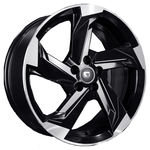 Jogo De Rodas Audi Prologue Aro 17 X 7,0 5x100 Et38 K60 Preto Diamantado