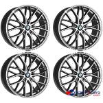 Jogo De Rodas Bmw 335 Biturbo Aro 17" - Furação 5x120 - Gd - R54 