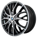 Jogo de Rodas BMW 335I Biturbo Aro 17 X 7,0 4x100 ET40 R54 Grafite Diamantado