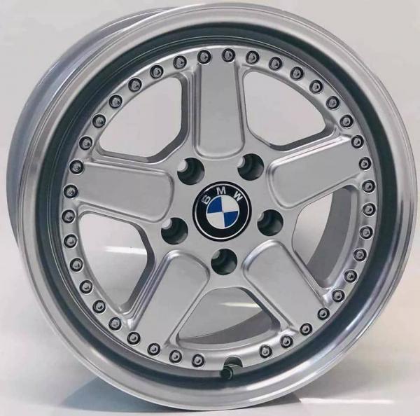 Jogo de Rodas BMW Clássica Aro 17" 5X120 - M14 - HD (prata Diamantada) - Krmai