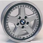 Jogo de Rodas BMW Clássica Aro 17" 5X114 - M14 - HD (prata Diamantada)